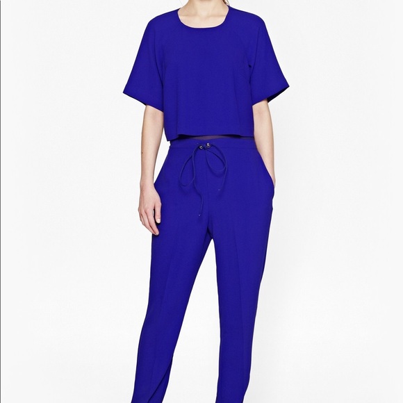 french connection bessie crepe jumpsuit